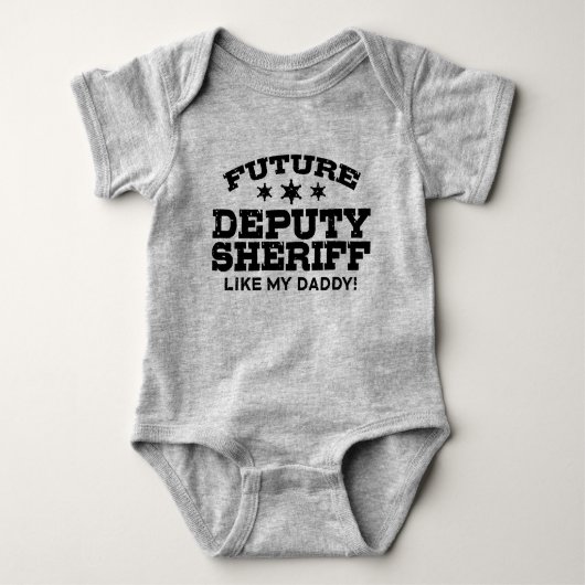 Body Futur costume de bébé Sheriff (Devant)