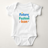 Body Futur Icône de la Mode Bébé | Bébé fille mignonne  (Devant)