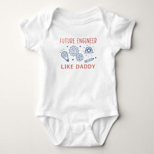 Body Futur ingénieur comme Daddy Engineer Fête des père