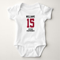 Futur joueur de football Thème de sport rouge fonc