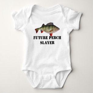 Body Futur Perch Slayer Pêche Baby Shirt