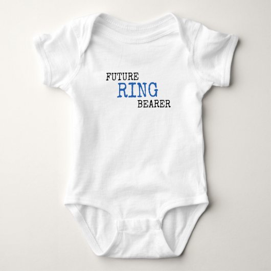 Body Futur Porteur de ceinture Mariage Bodysuit bébé (Devant)