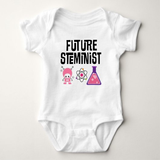 Body Futur Stéméniste Baby Girl Scientist (Devant)