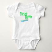 Body future chemise de bébé de fêtard (Devant)