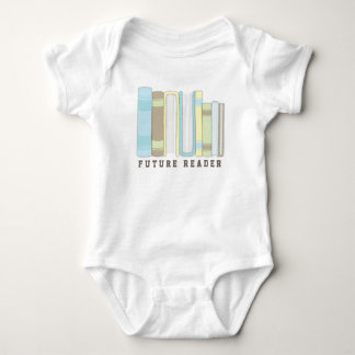Body Future chemise drôle de pile de livre de bébé de