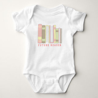 Body Future chemise drôle de pile de livre de bébé de