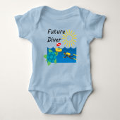 Body Future Diver Design - Bodysuit Baby Jersey (Devant)