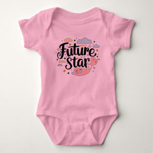 Body Future Star - Whimsical Baby Bump Design