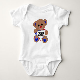 Body Future Voter Teddy Bear Kids Vote USA Elections