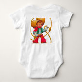 Body Garçon Cowboy Rétro Enfant Mignon Western (Dos)