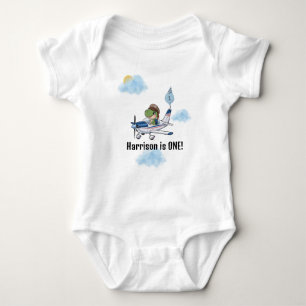 Body Garçons Mignon Avion Bleu Dinosaur Enfants 1er Ann