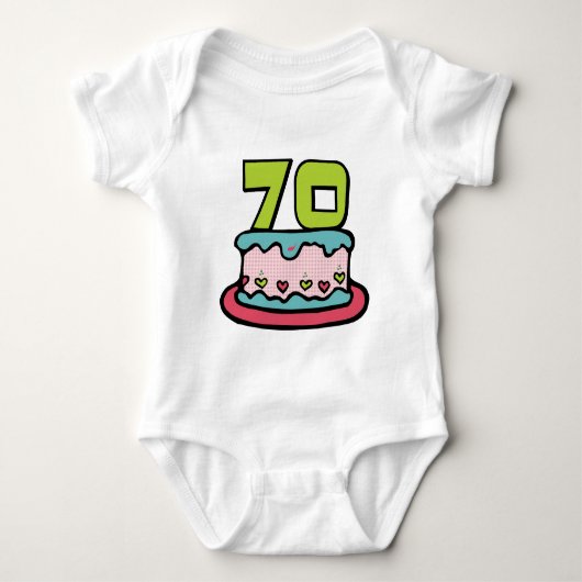 Body Gâteau d'anniversaire de 70 ans (Devant)