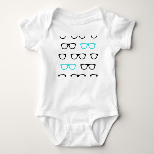 Body geek lunettes bleu geek (Devant)