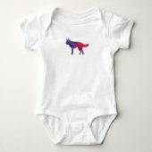 Body German Shepherd Geometric Pattern Silhouette Purp (Devant)