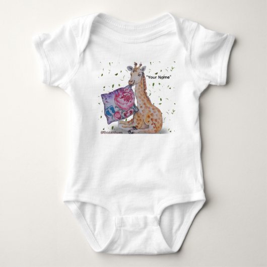 Body Giraffe Nursery Thème Bébé Vêtements (Devant)