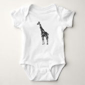 Body Giraffe Silhoutte noir et gris (Devant)