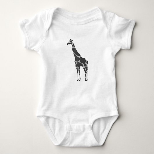 Body Giraffe Silhoutte noir et gris (Devant)