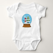 Body Globe de neige avec Snowman et Pine Tree (Devant)