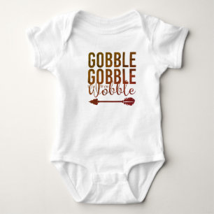 Body Gobble Gobble Cute Baby's 1st Thanksgiving
