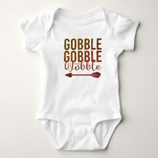 Body Gobble Gobble Cute Baby's 1st Thanksgiving (Devant)