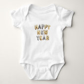 Body Gold Silver Balloon Letters Happy New Year (Devant)