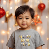 Body Gold Silver Balloon Letters Happy New Year