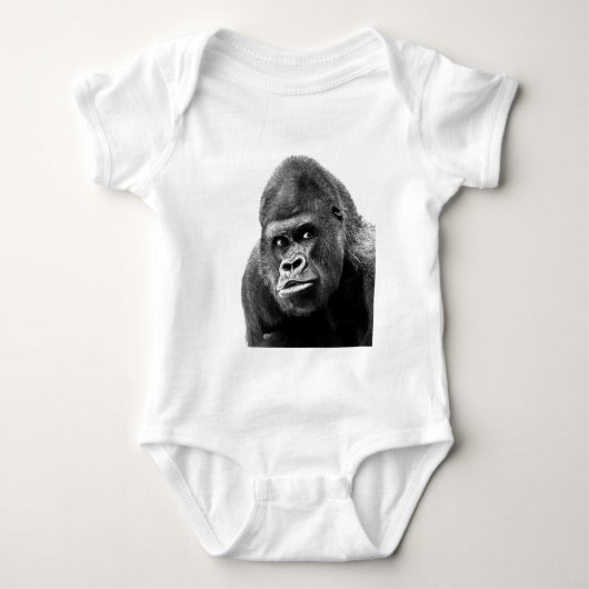 Body Gorille noire blanche (Devant)