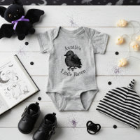 Gothique Petit Corbeau Noir Bébé Oiseau
