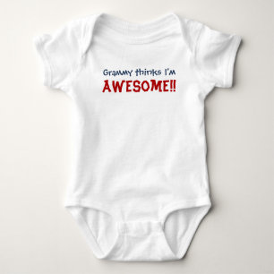 Body Grammy pense que je suis génial ! Costume pour béb