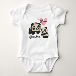 Body Grand-maman d'amour des ours panda I