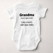 Body Grand Noël ! Bodysuit bébé (Dos)