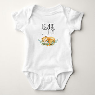 Body Grand petit un Fox rêveur Babygrow