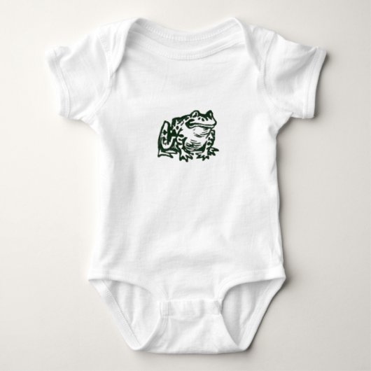 Body Graphisme de Crapaud Convivial Minimaliste (Devant)