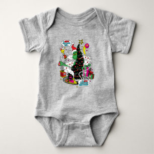 Body Graphisme de Noël coloré de Grinch