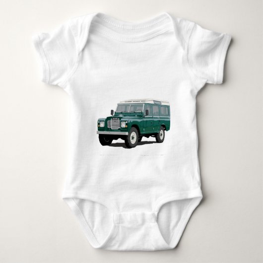 Body Green Landy Land Rover Classic Randonnée Vintage C (Devant)