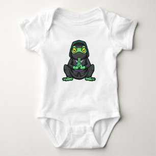 Body Grenouille comme Ninja en noir