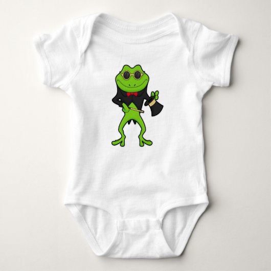 Body Grenouille en magicien avec baguette magique & Cas (Devant)