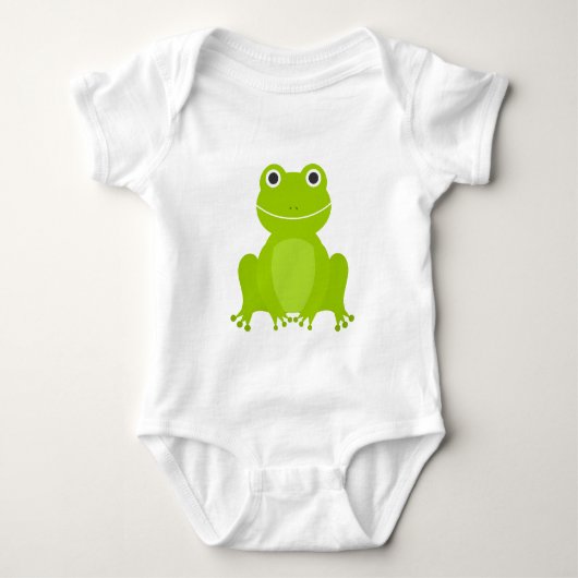 Body Grenouille verte mignonne (Devant)