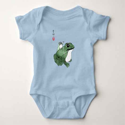 Body Grosse grenouille Petit crapaud japonais 19e siècl (Devant)