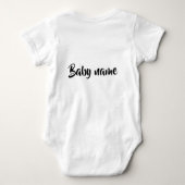 Body Grossesse annoncée 2026 Fusée Espace  (Dos)