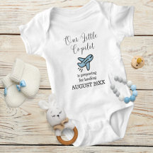 Grossesse Bébé Garçon Avion Petit Copilote Personn