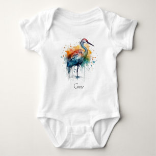 Body Grue gracieuse : Art aquarelle, personnalisé