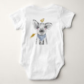 Body Guirlande animale du castor | Bodysuit bébé (Dos)