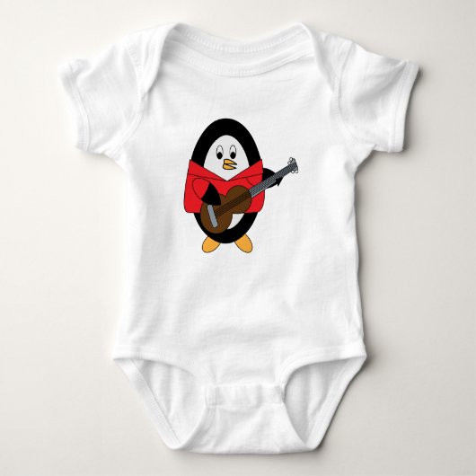 Body Guitare Penguin mignon animal (Devant)