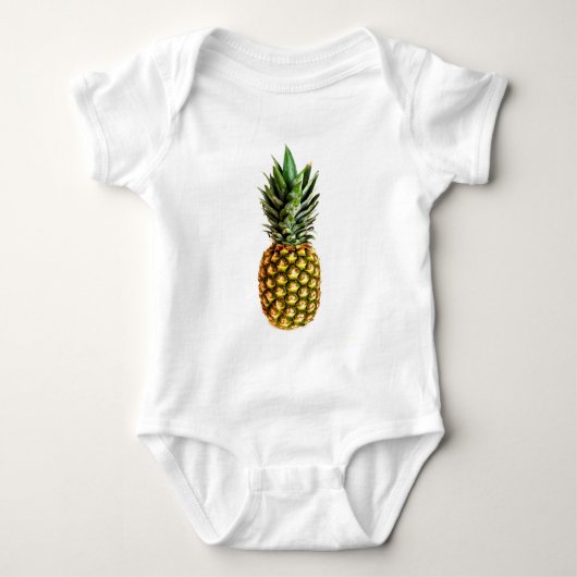 Body Habillement de bébé d'impression d'ananas (Devant)