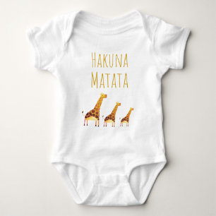 Body Hakuna Matata Cute Giraffes