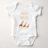 Body Hakuna Matata Girafes Mignons (Devant)