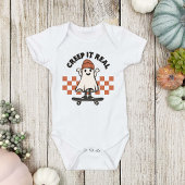 Body Halloween Creep It Real Cute Baby Ghost Skateboard