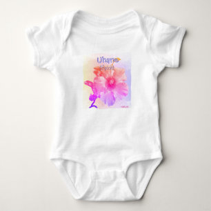 Body HAMbyWG - Hibiscus Hawaiin pour bébé