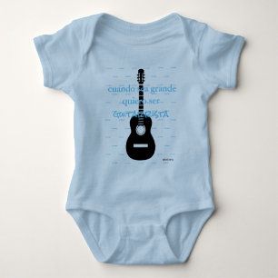 Body HAMbyWG - Romper, camiseta, Snap T - Guitarro